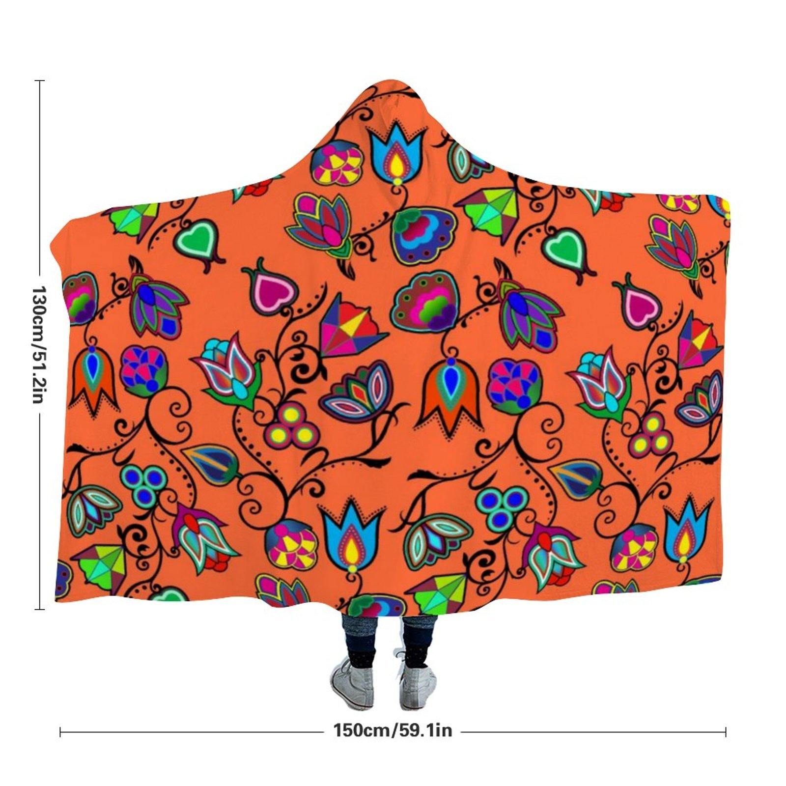 Indigenous Paisley Sierra Hooded Blanket 49 Dzine