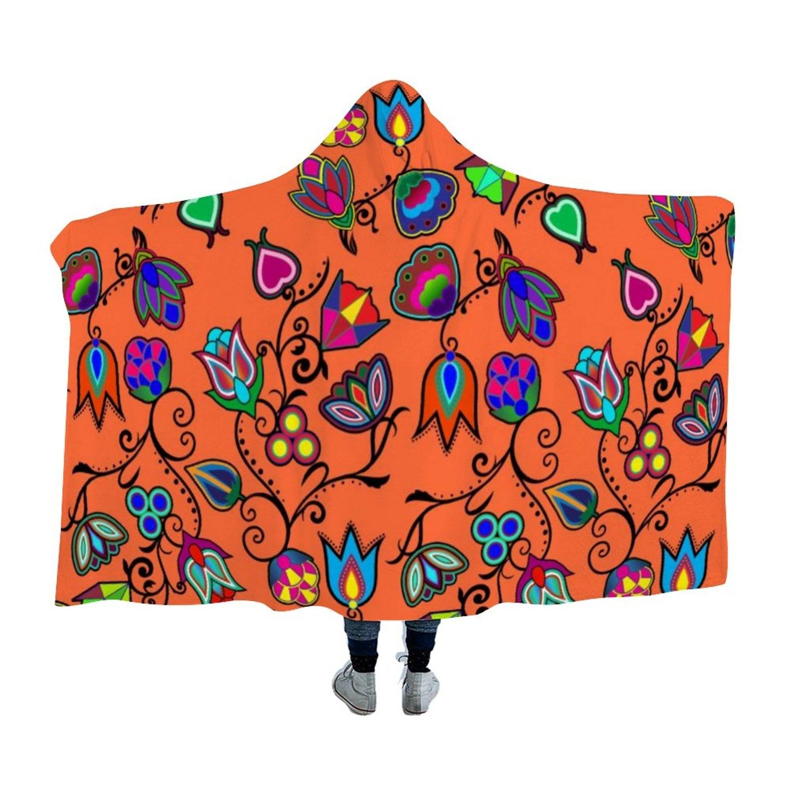 Indigenous Paisley Sierra Hooded Blanket 49 Dzine