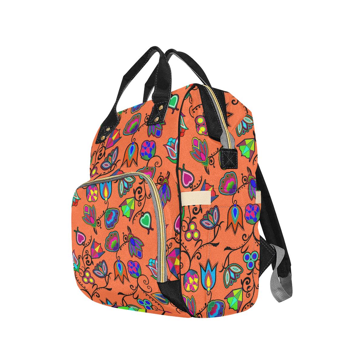 Indigenous Paisley - Sierra Multi-Function Diaper Backpack (Model 1688) Diaper Backpack (1688) e-joyer