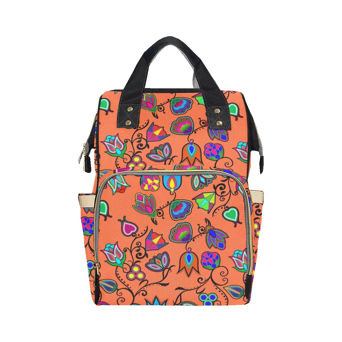 Indigenous Paisley - Sierra Multi-Function Diaper Backpack (Model 1688) Diaper Backpack (1688) e-joyer