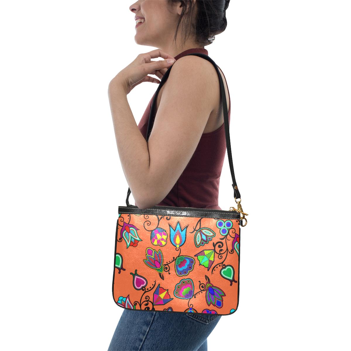 Indigenous Paisley - Sierra Small Shoulder Bag (Model 1710) Small Shoulder Bag (1710) e-joyer 