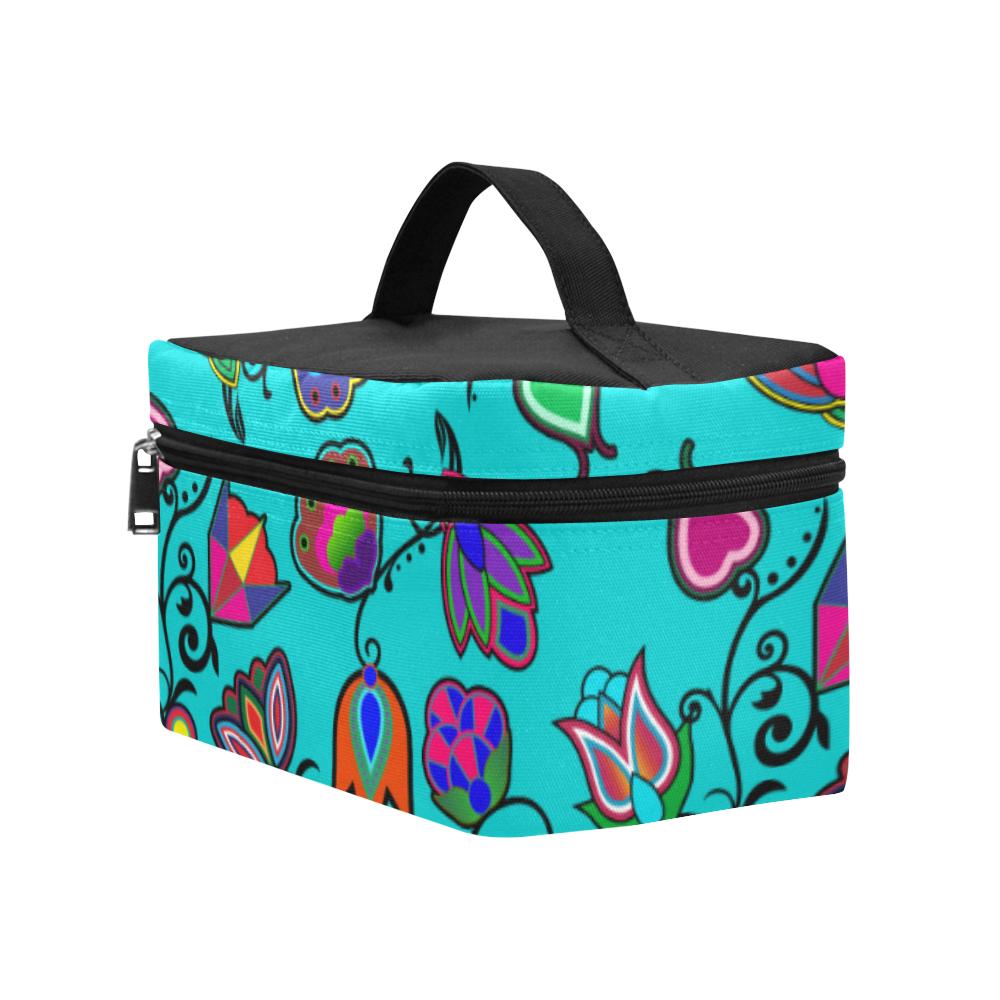 Indigenous Paisley Sky Cosmetic Bag/Large (Model 1658) Cosmetic Bag e-joyer