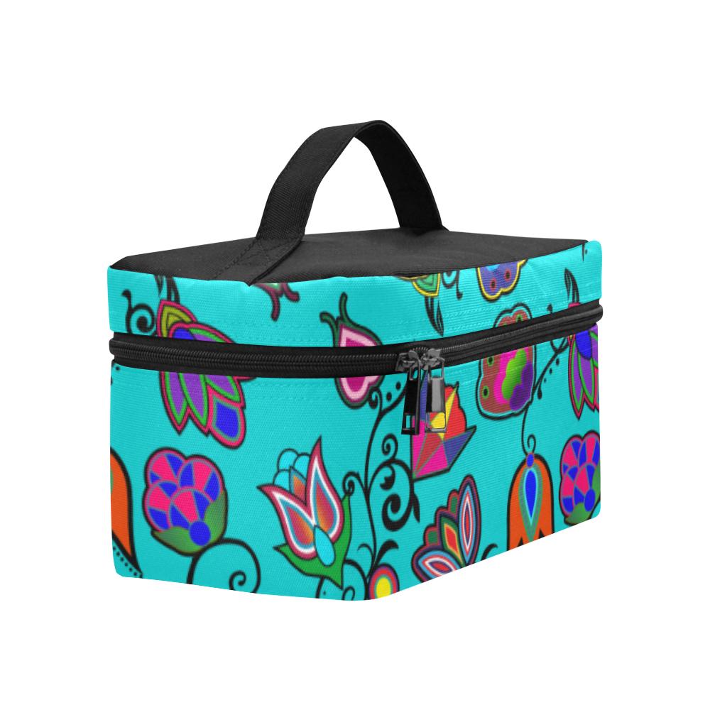 Indigenous Paisley Sky Cosmetic Bag/Large (Model 1658) Cosmetic Bag e-joyer