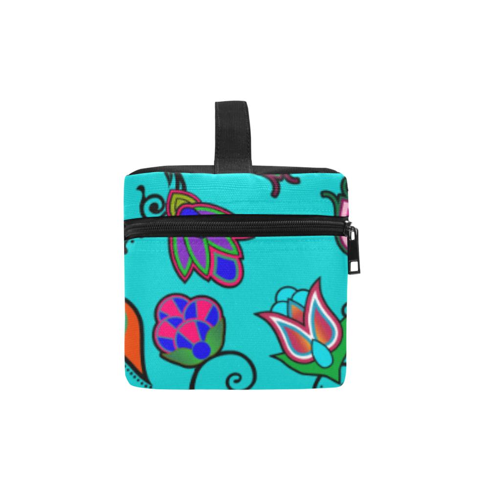 Indigenous Paisley Sky Cosmetic Bag/Large (Model 1658) Cosmetic Bag e-joyer