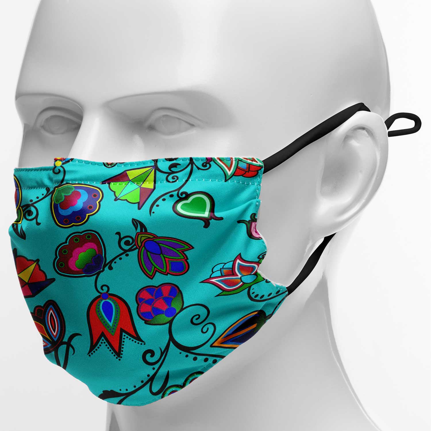 Indigenous Paisley Sky Face Cover Herman