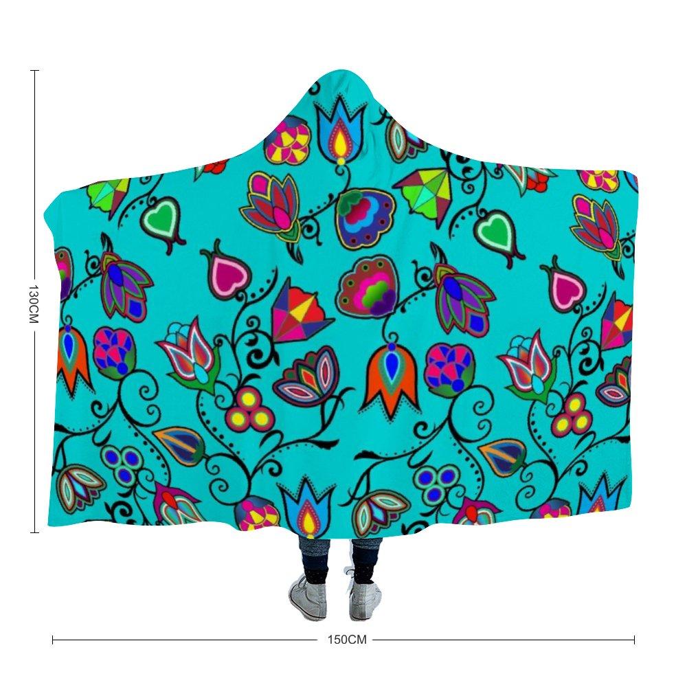 Indigenous Paisley Sky Hooded Blanket 49 Dzine