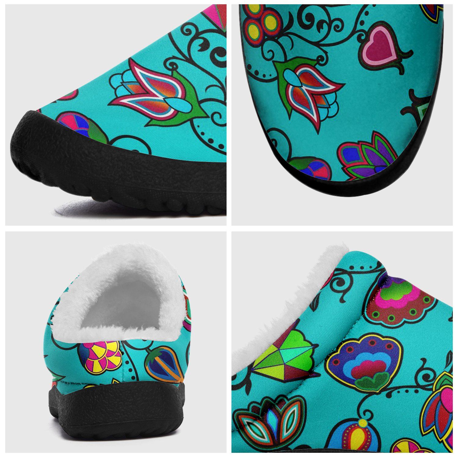Indigenous Paisley Sky Ikinnii Indoor Slipper 49 Dzine