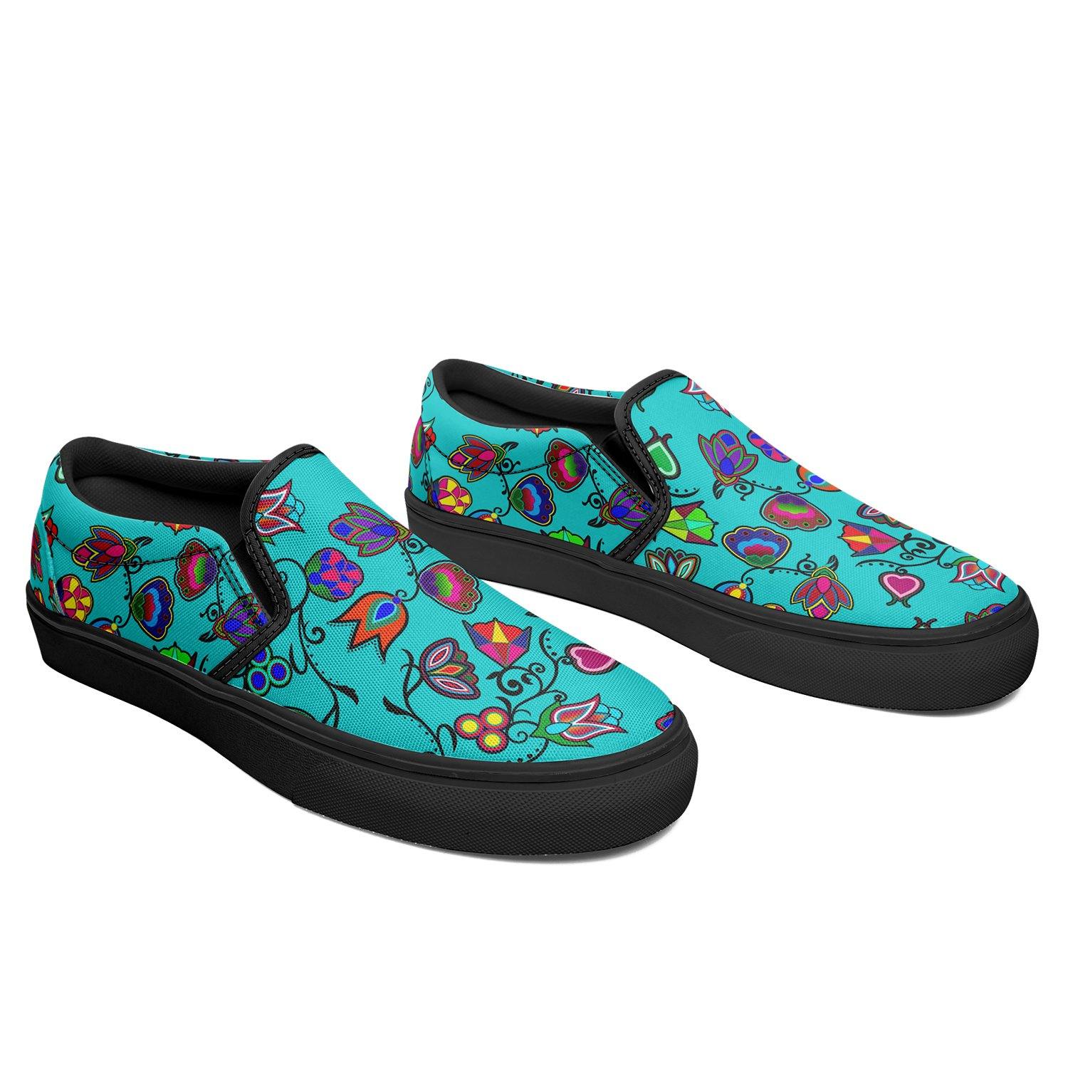 Indigenous Paisley Sky Otoyimm Canvas Slip On Shoes 49 Dzine