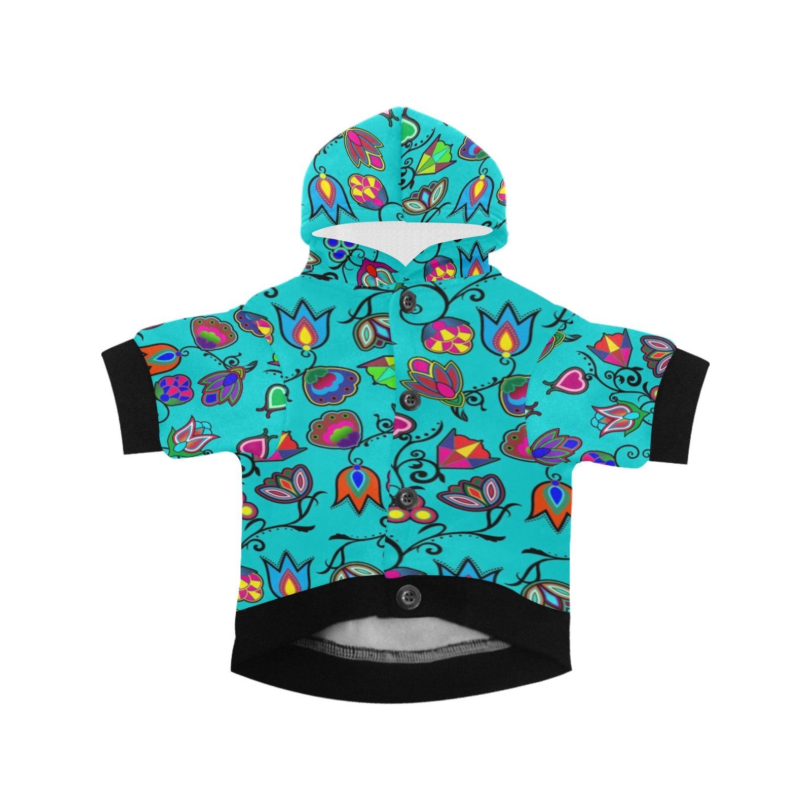Indigenous Paisley Sky Pet Dog Hoodie Pet Dog Hoodie e-joyer