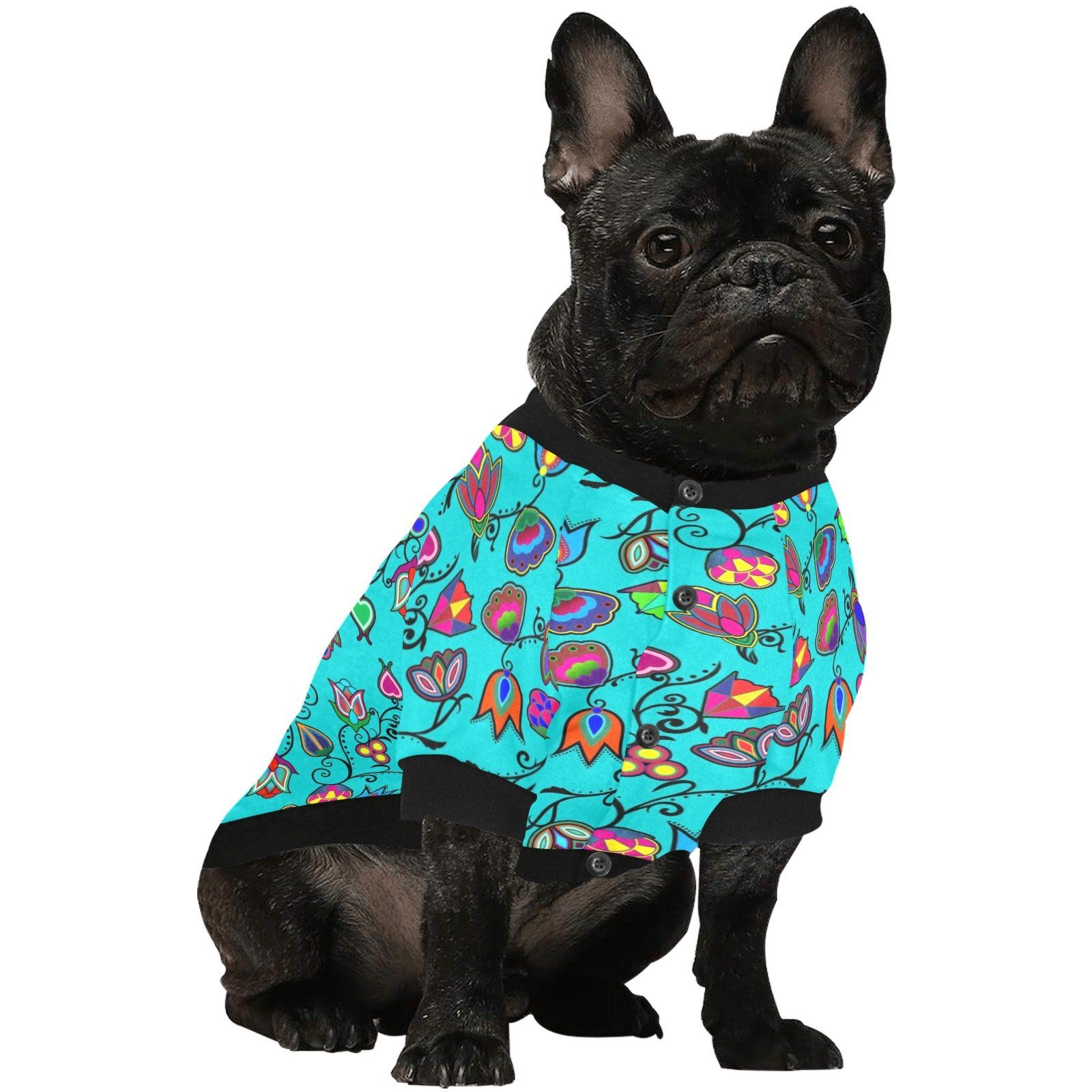 Indigenous Paisley Sky Pet Dog Round Neck Shirt Pet Dog Round Neck Shirt e-joyer