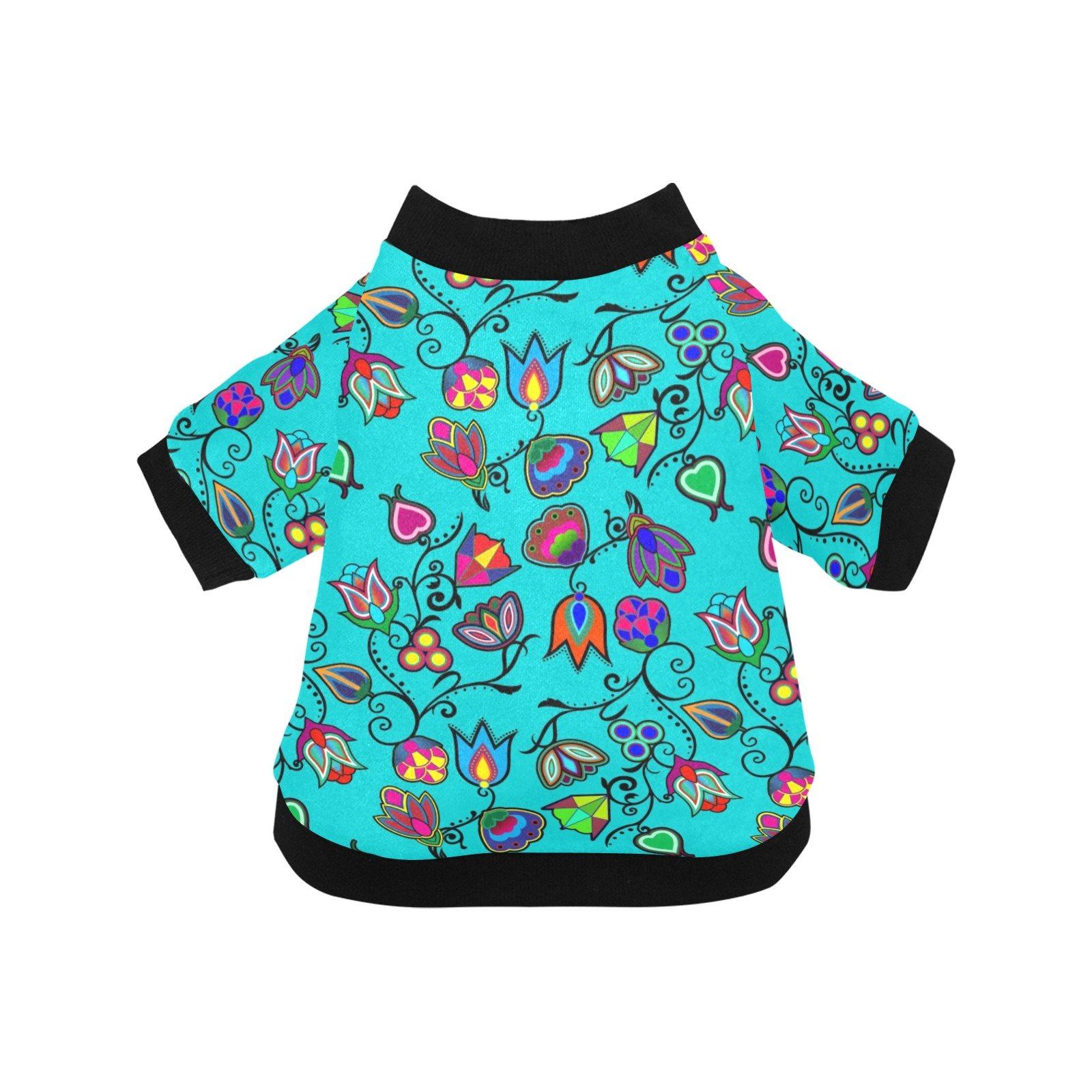 Indigenous Paisley Sky Pet Dog Round Neck Shirt Pet Dog Round Neck Shirt e-joyer