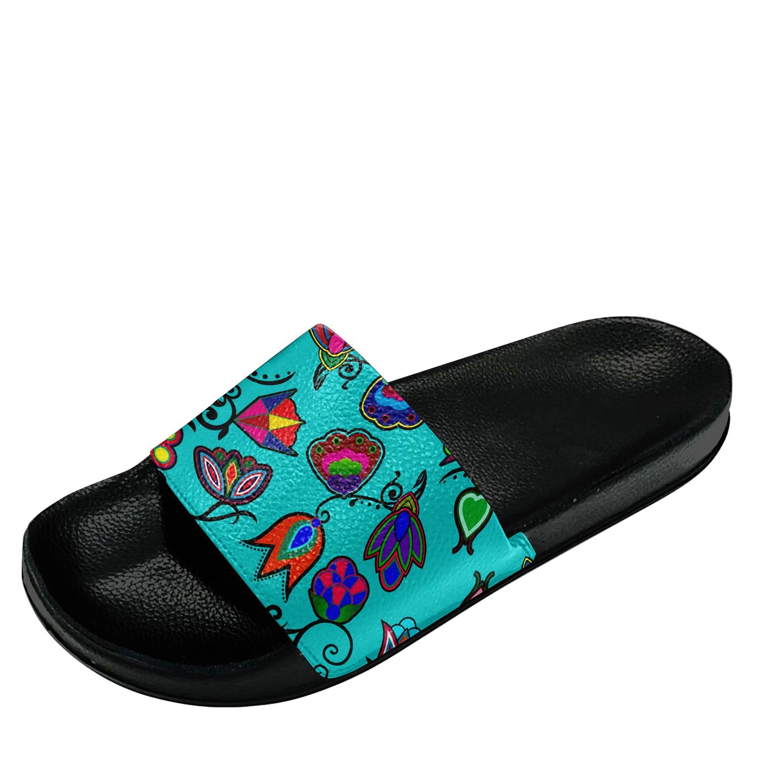 Indigenous Paisley Sky Slide Sandals 49 Dzine