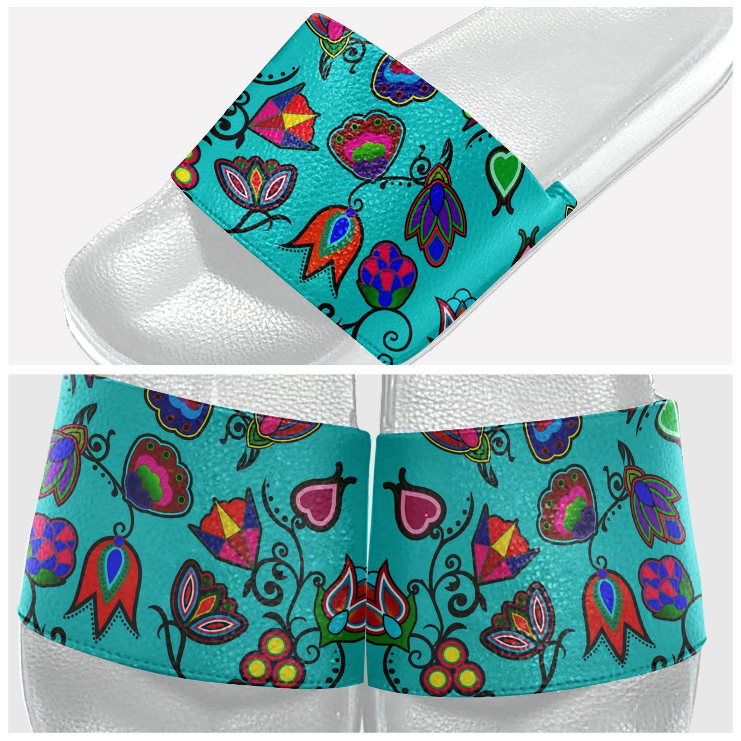 Indigenous Paisley Sky Slide Sandals 49 Dzine