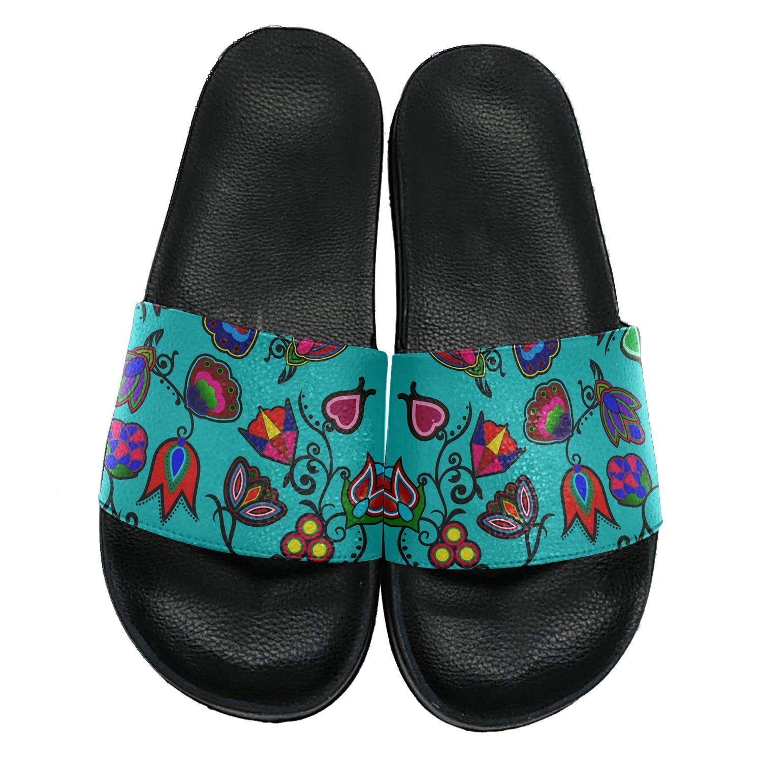 Indigenous Paisley Sky Slide Sandals 49 Dzine