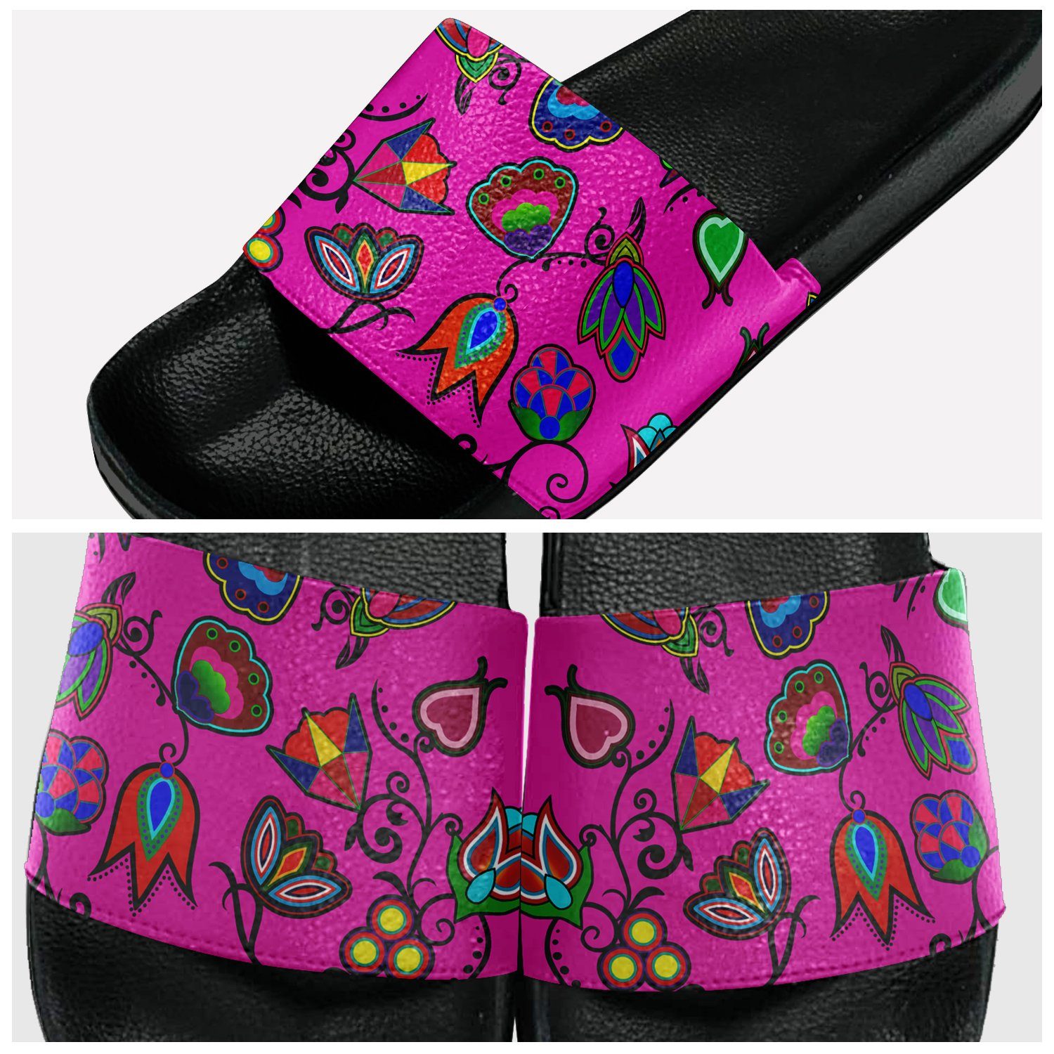 Indigenous Paisley Slide Sandals 49 Dzine