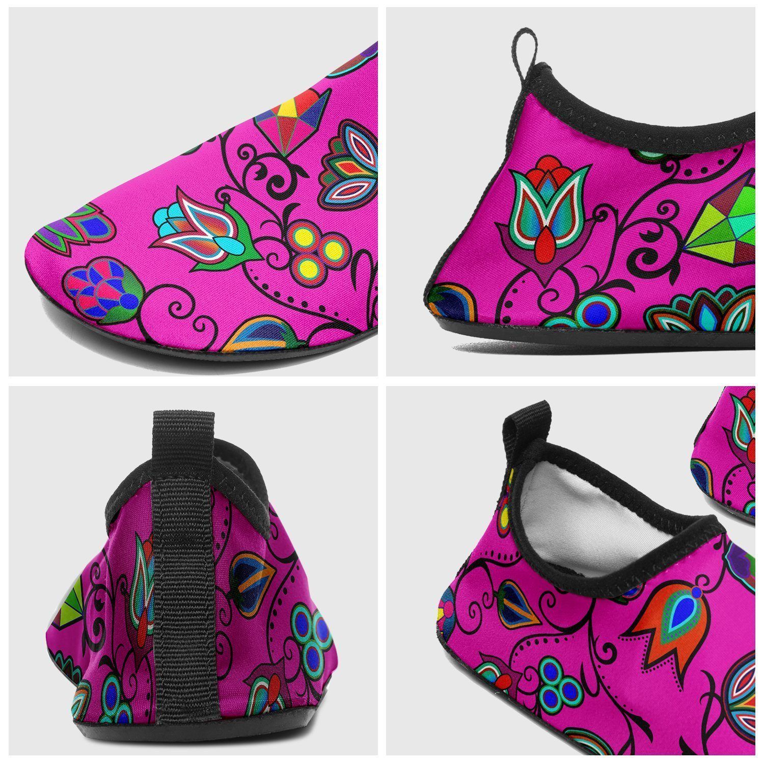 Indigenous Paisley Sockamoccs Kid's Slip On Shoes 49 Dzine