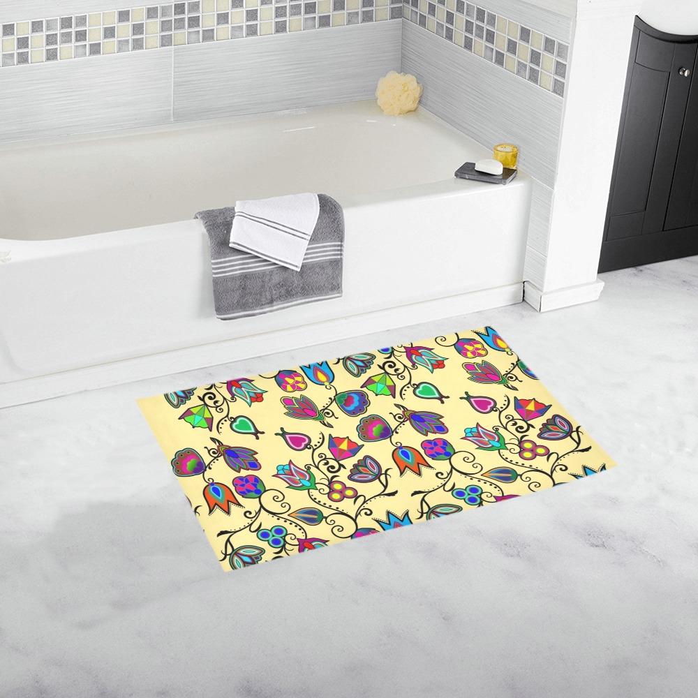 Indigenous Paisley Vanilla Bath Rug 16''x 28'' Bath Rug 16''x 28'' e-joyer