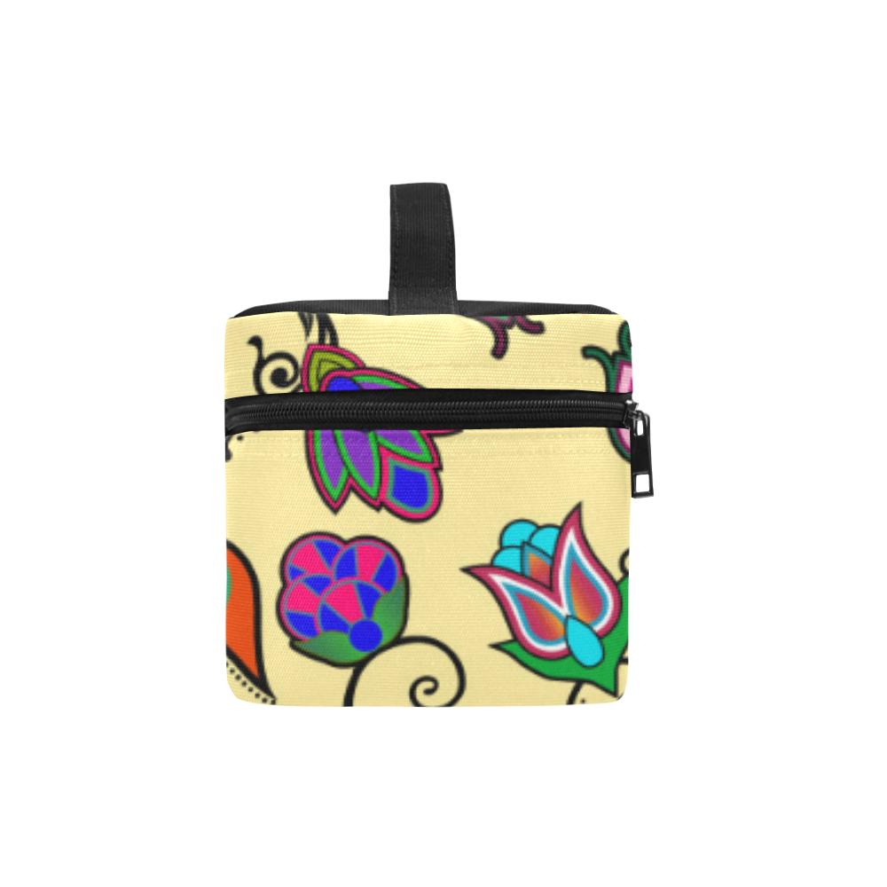 Indigenous Paisley Vanilla Cosmetic Bag/Large (Model 1658) Cosmetic Bag e-joyer