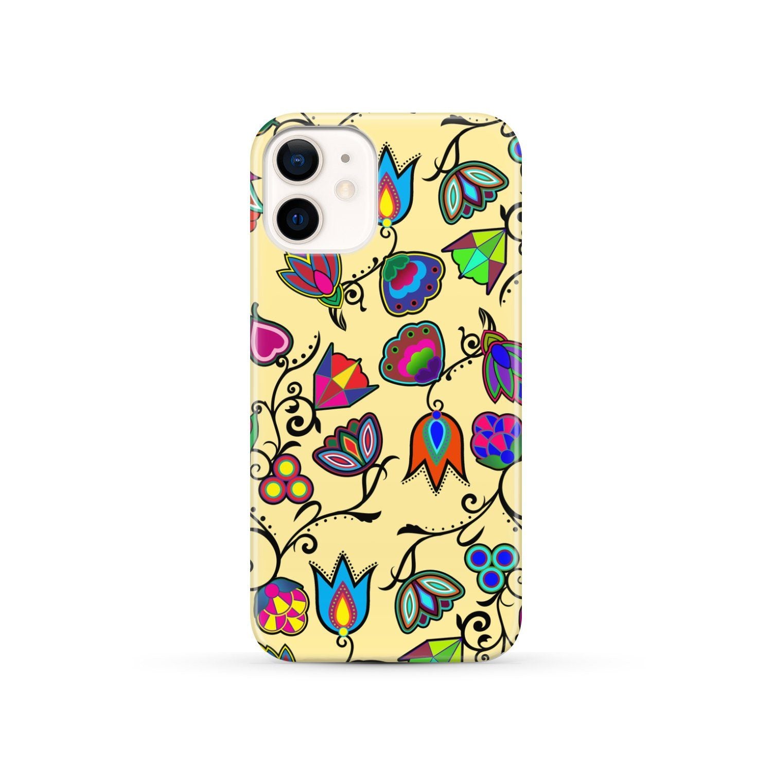 Indigenous Paisley Vanilla Phone Case Phone Case wc-fulfillment iPhone 12