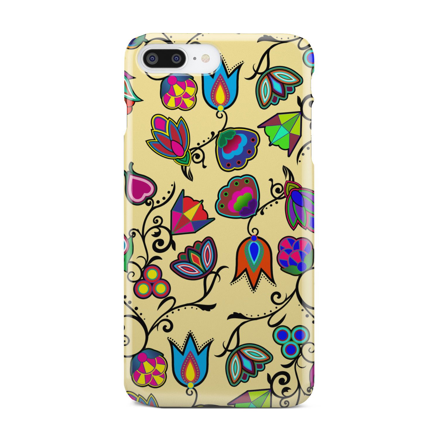 Indigenous Paisley Vanilla Phone Case Phone Case wc-fulfillment iPhone 8 Plus