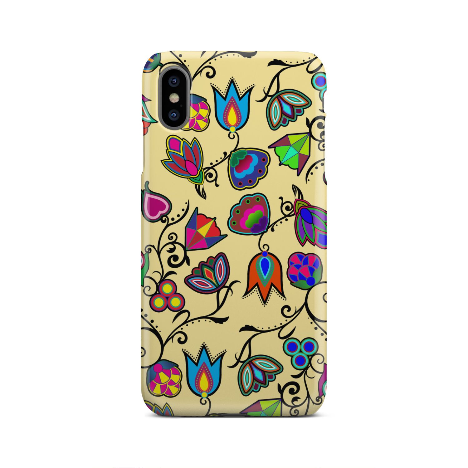 Indigenous Paisley Vanilla Phone Case Phone Case wc-fulfillment iPhone Xs Max