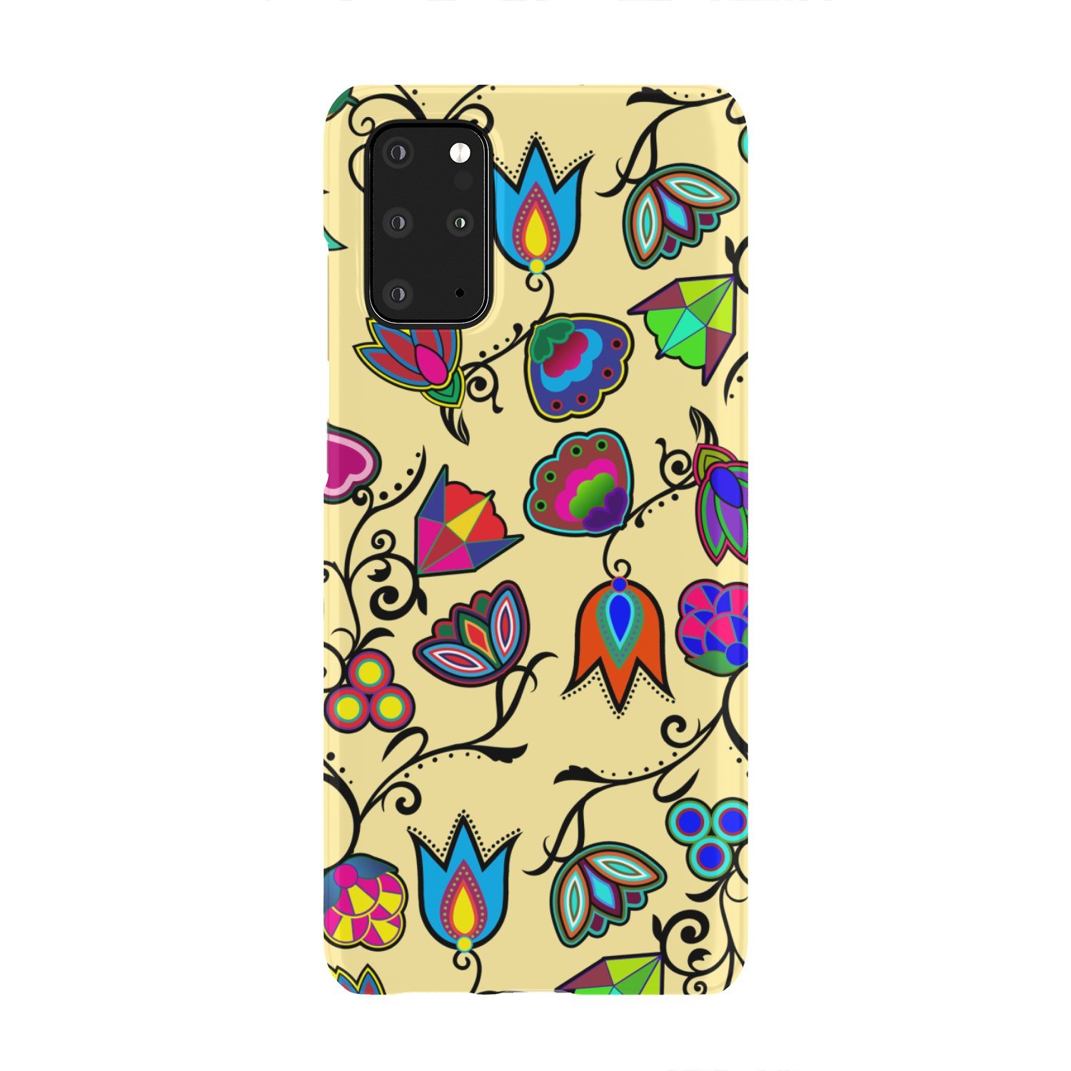 Indigenous Paisley Vanilla Phone Case Phone Case wc-fulfillment Samsung Galaxy S20 Plus