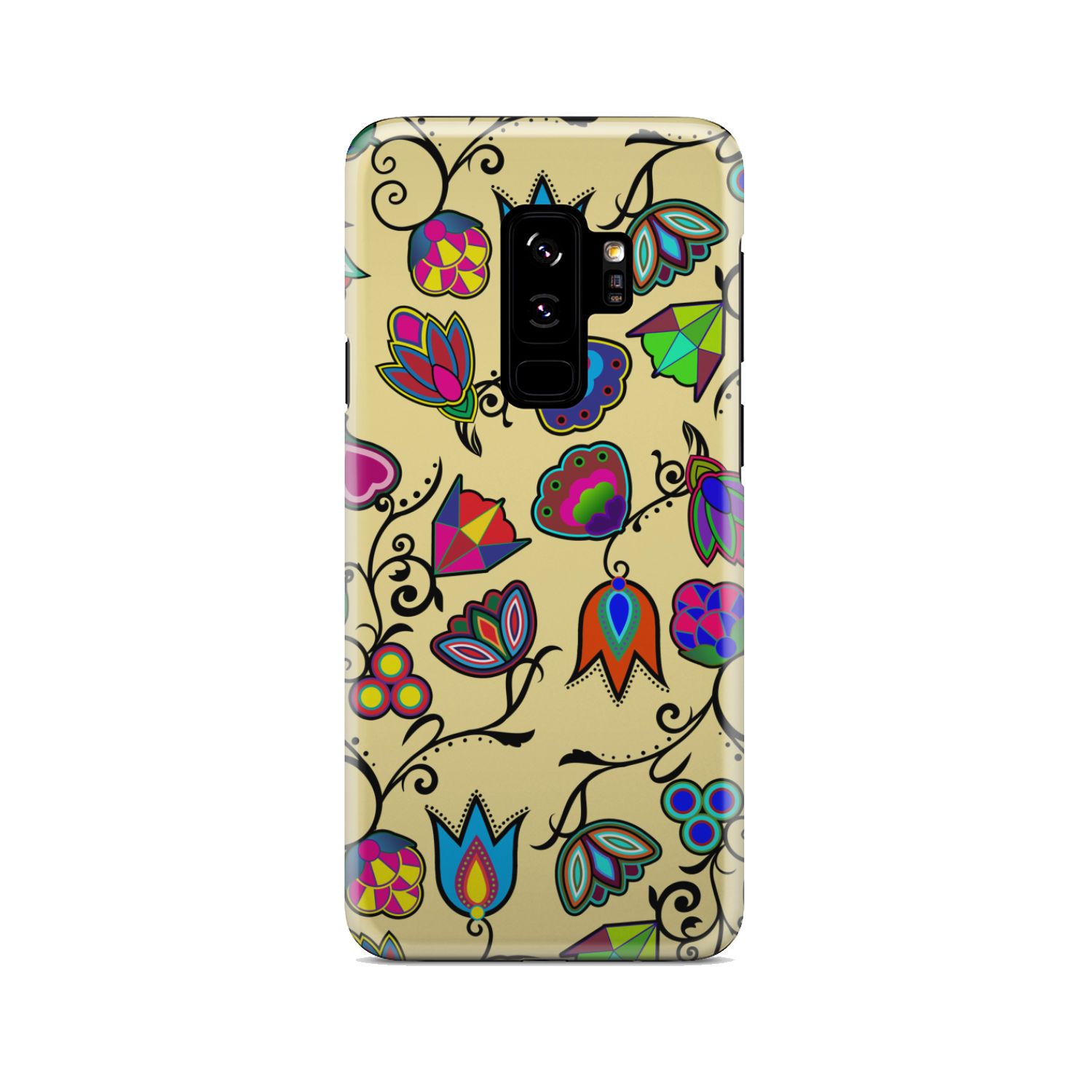 Indigenous Paisley Vanilla Phone Case Phone Case wc-fulfillment Samsung Galaxy S9 Plus