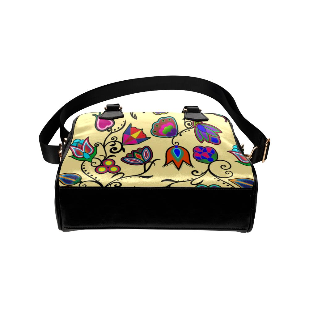 Indigenous Paisley - Vanilla Shoulder Handbag (Model 1634) Shoulder Handbags (1634) e-joyer
