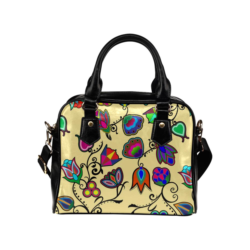 Indigenous Paisley - Vanilla Shoulder Handbag (Model 1634) Shoulder Handbags (1634) e-joyer