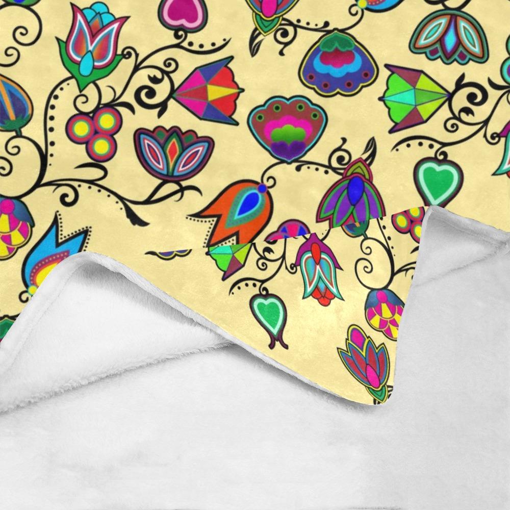 Indigenous Paisley Vanilla Ultra-Soft Micro Fleece Blanket 60"x80" Ultra-Soft Blanket 60''x80'' e-joyer