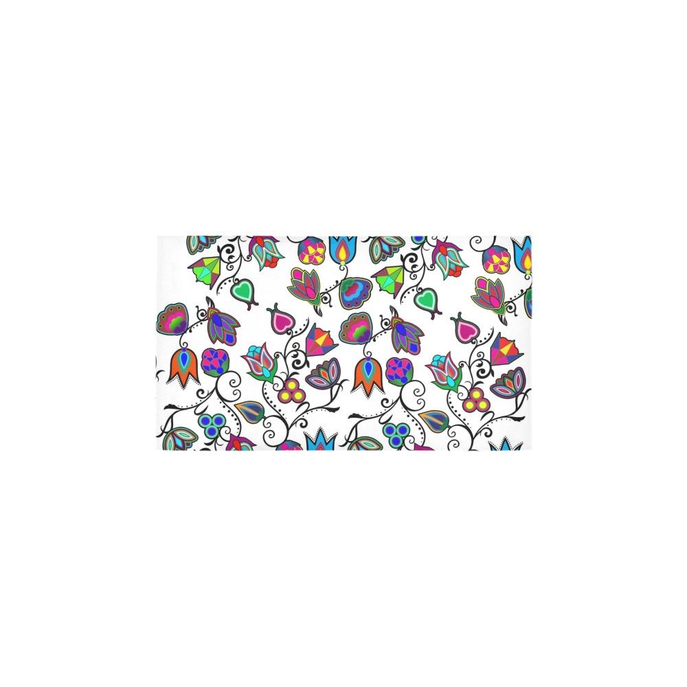 Indigenous Paisley White Bath Rug 16''x 28'' Bath Rug 16''x 28'' e-joyer