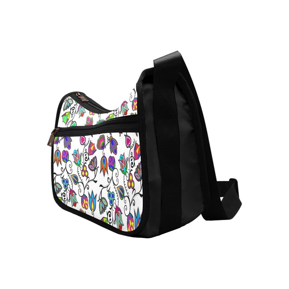 Indigenous Paisley White Crossbody Bags (Model 1616) Crossbody Bags (1616) e-joyer