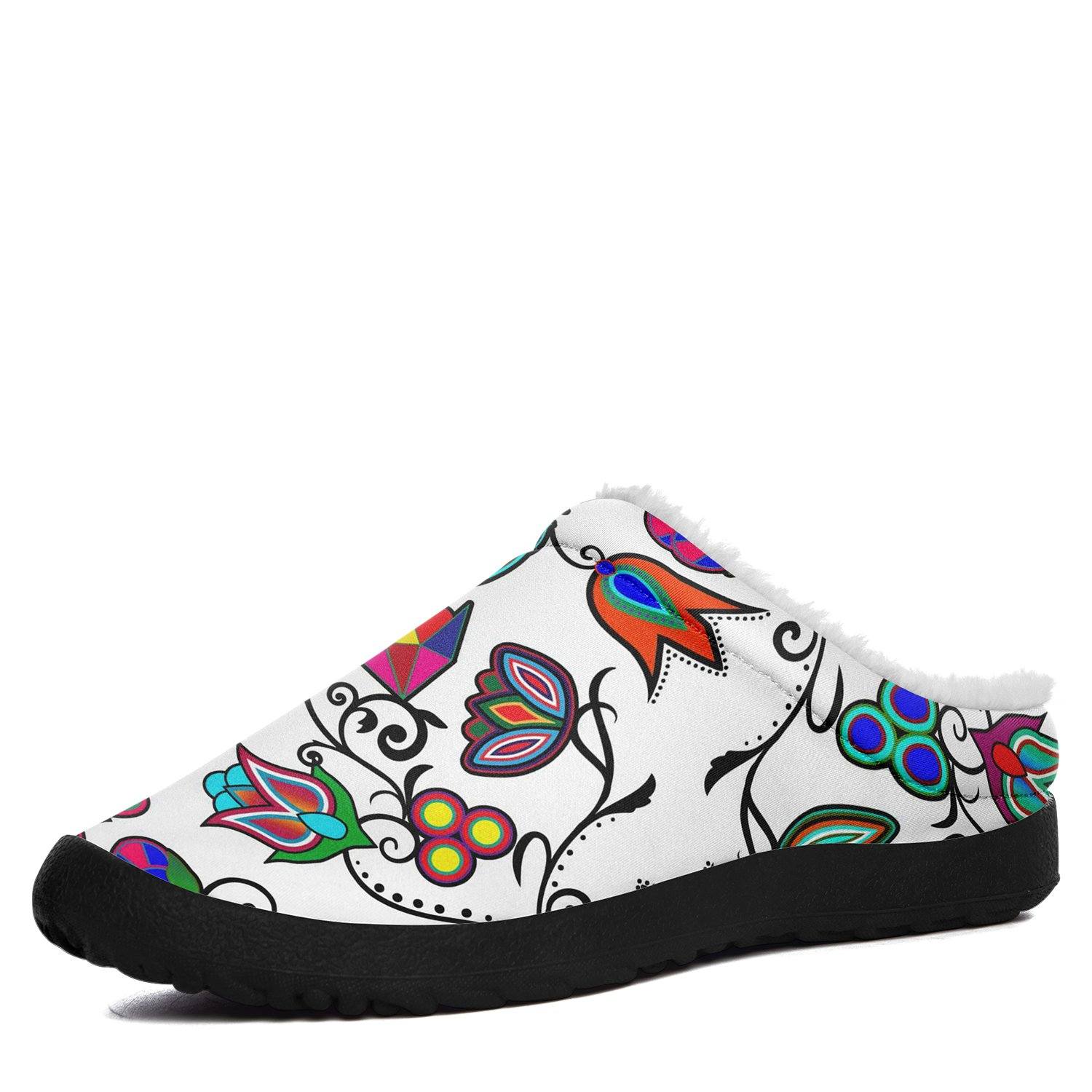 Indigenous Paisley White Ikinnii Indoor Slipper 49 Dzine