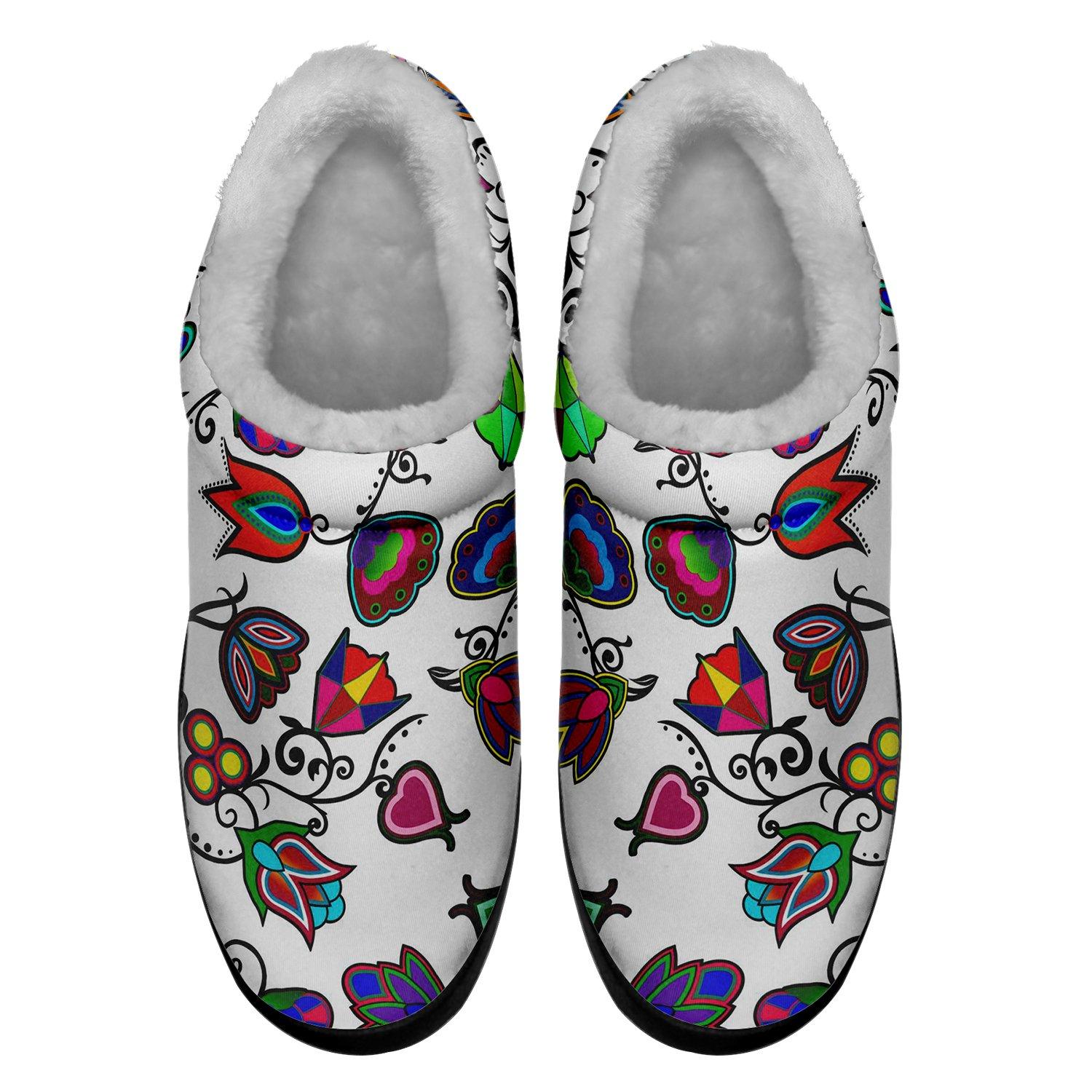 Indigenous Paisley White Ikinnii Indoor Slipper 49 Dzine