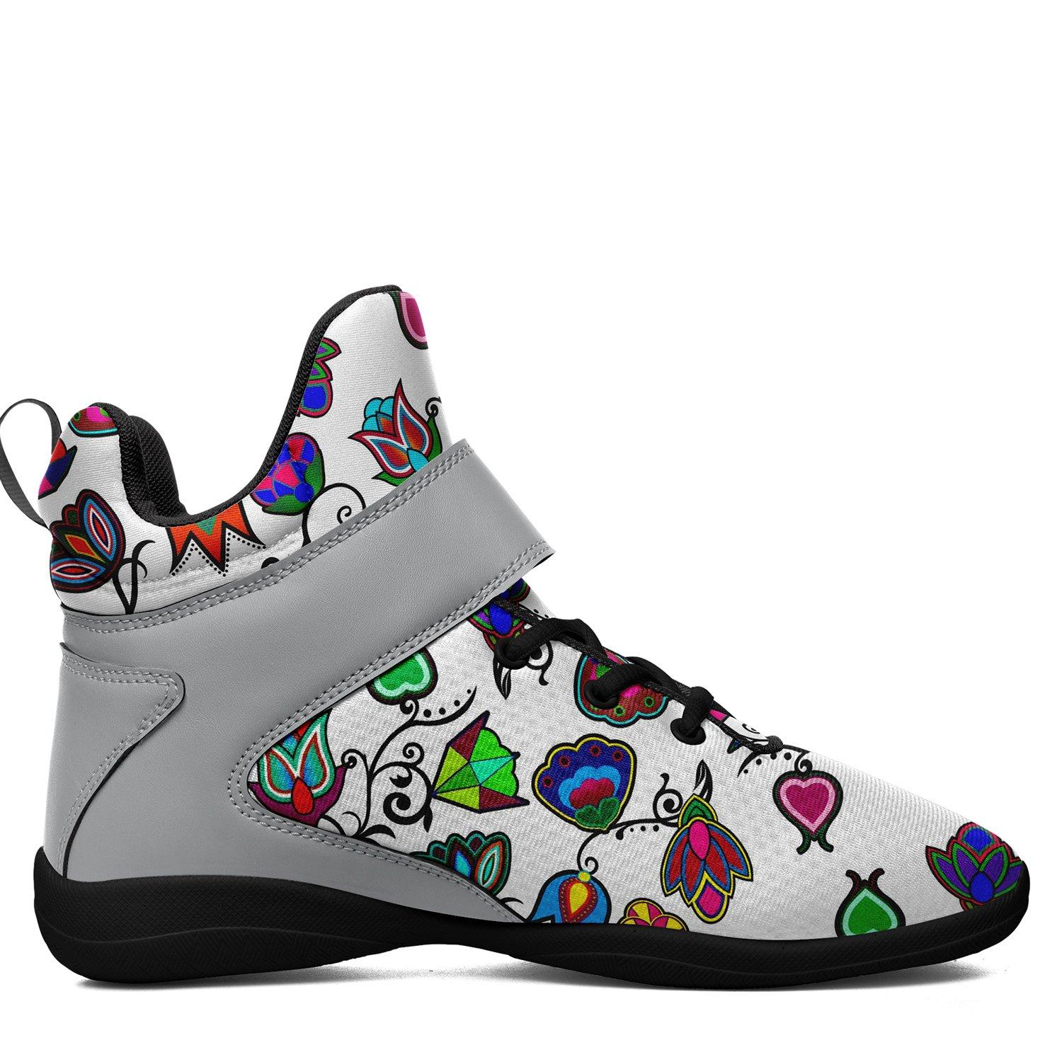 Indigenous Paisley White Ipottaa Basketball / Sport High Top Shoes 49 Dzine
