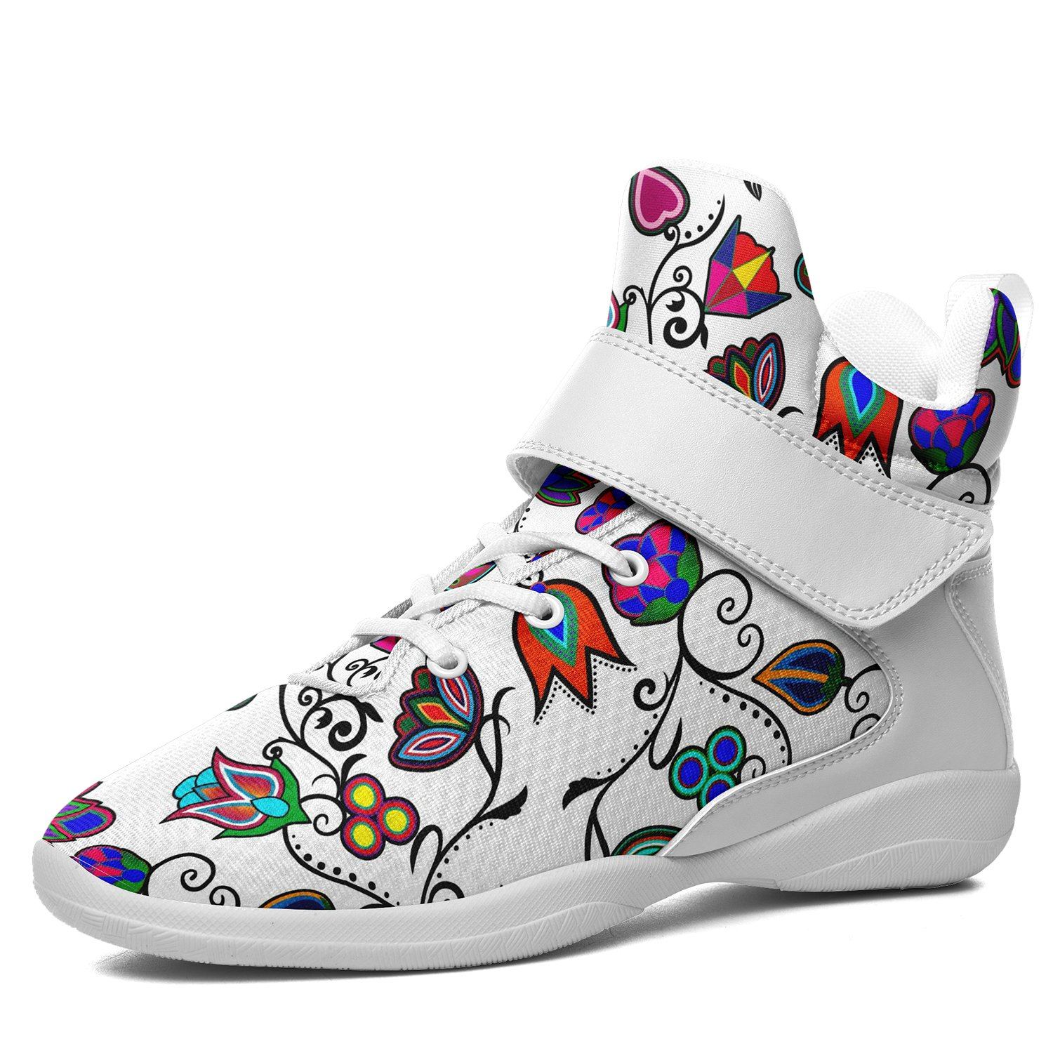 Indigenous Paisley White Ipottaa Basketball / Sport High Top Shoes 49 Dzine