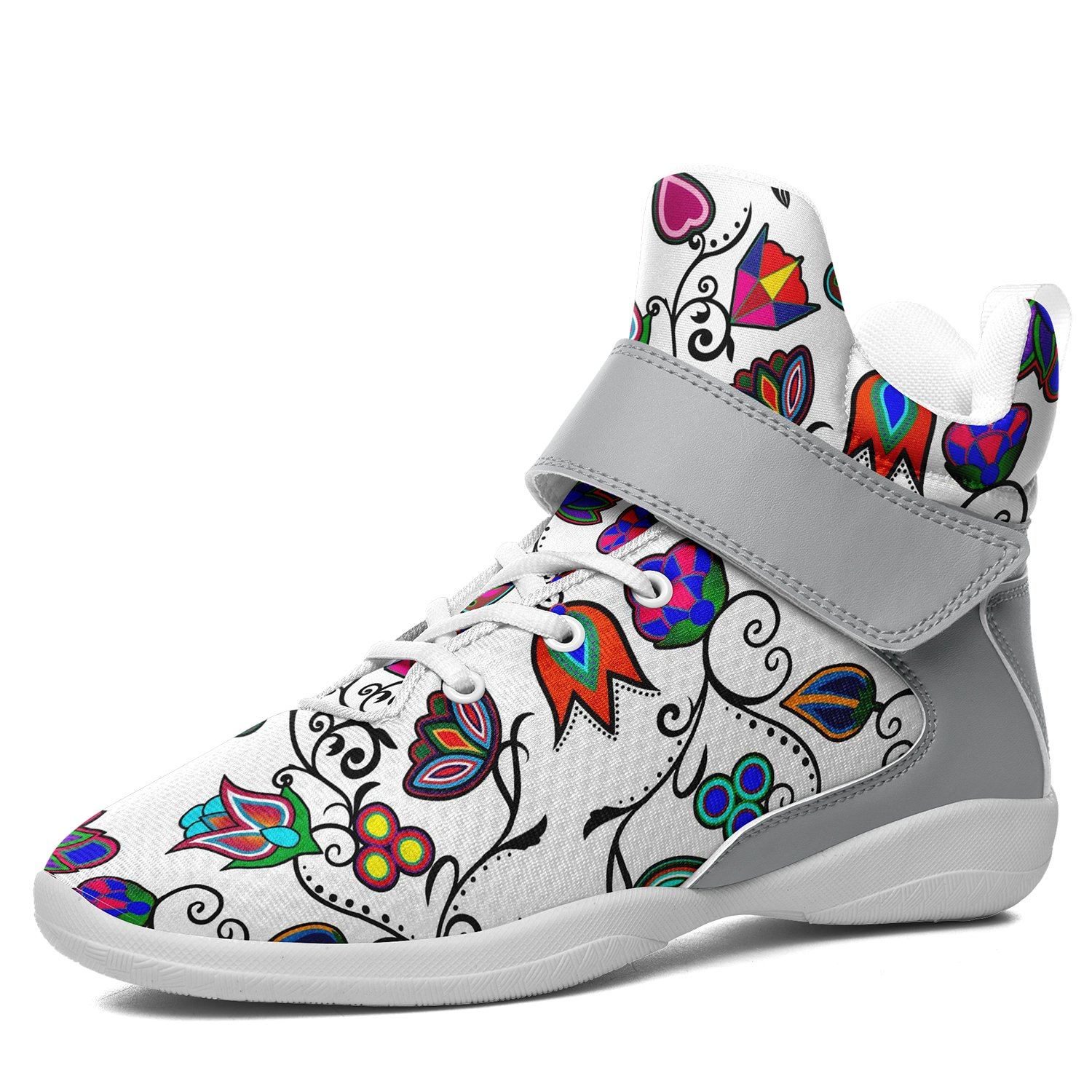 Indigenous Paisley White Ipottaa Basketball / Sport High Top Shoes 49 Dzine
