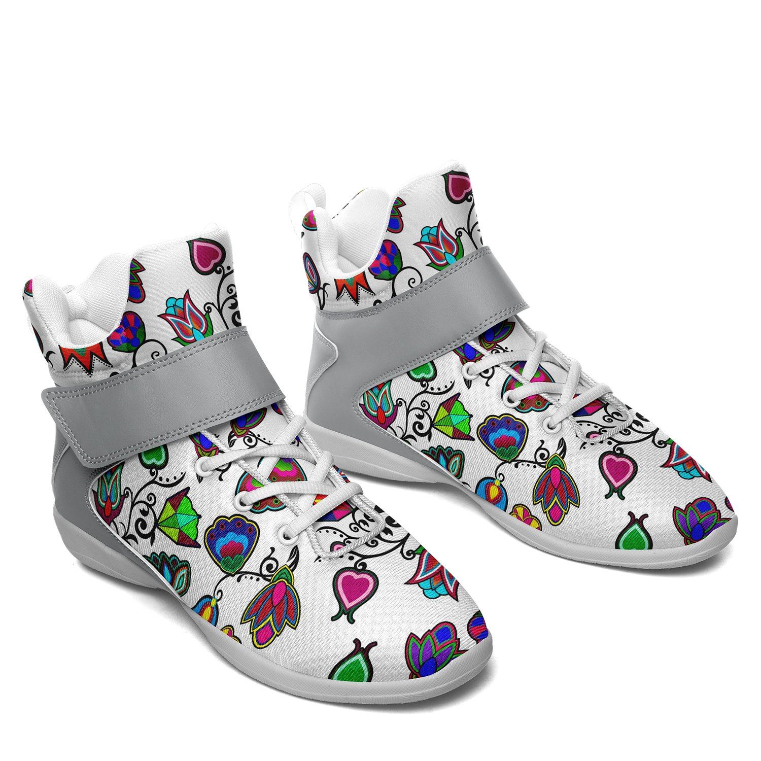 Indigenous Paisley White Ipottaa Basketball / Sport High Top Shoes 49 Dzine