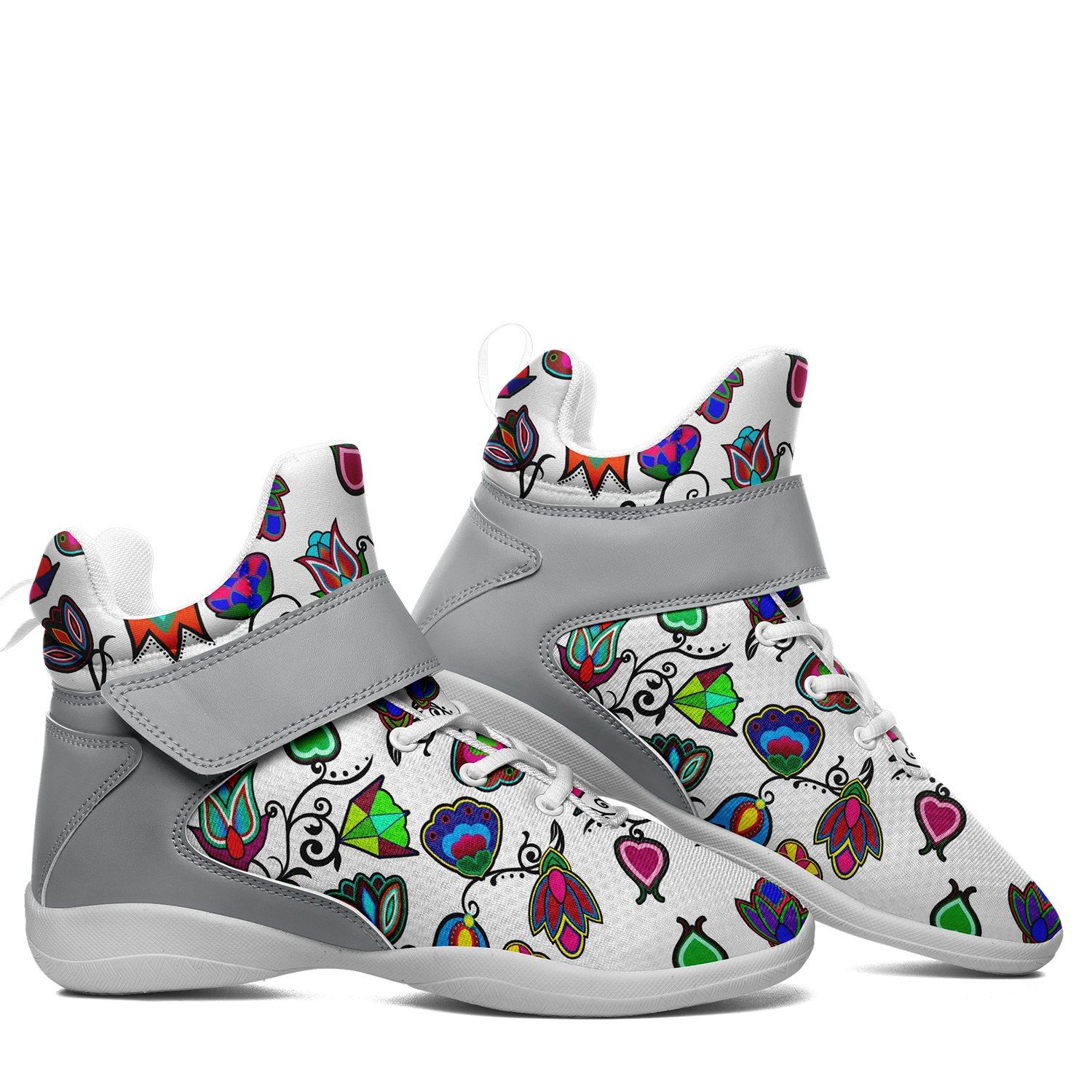 Indigenous Paisley White Ipottaa Basketball / Sport High Top Shoes 49 Dzine