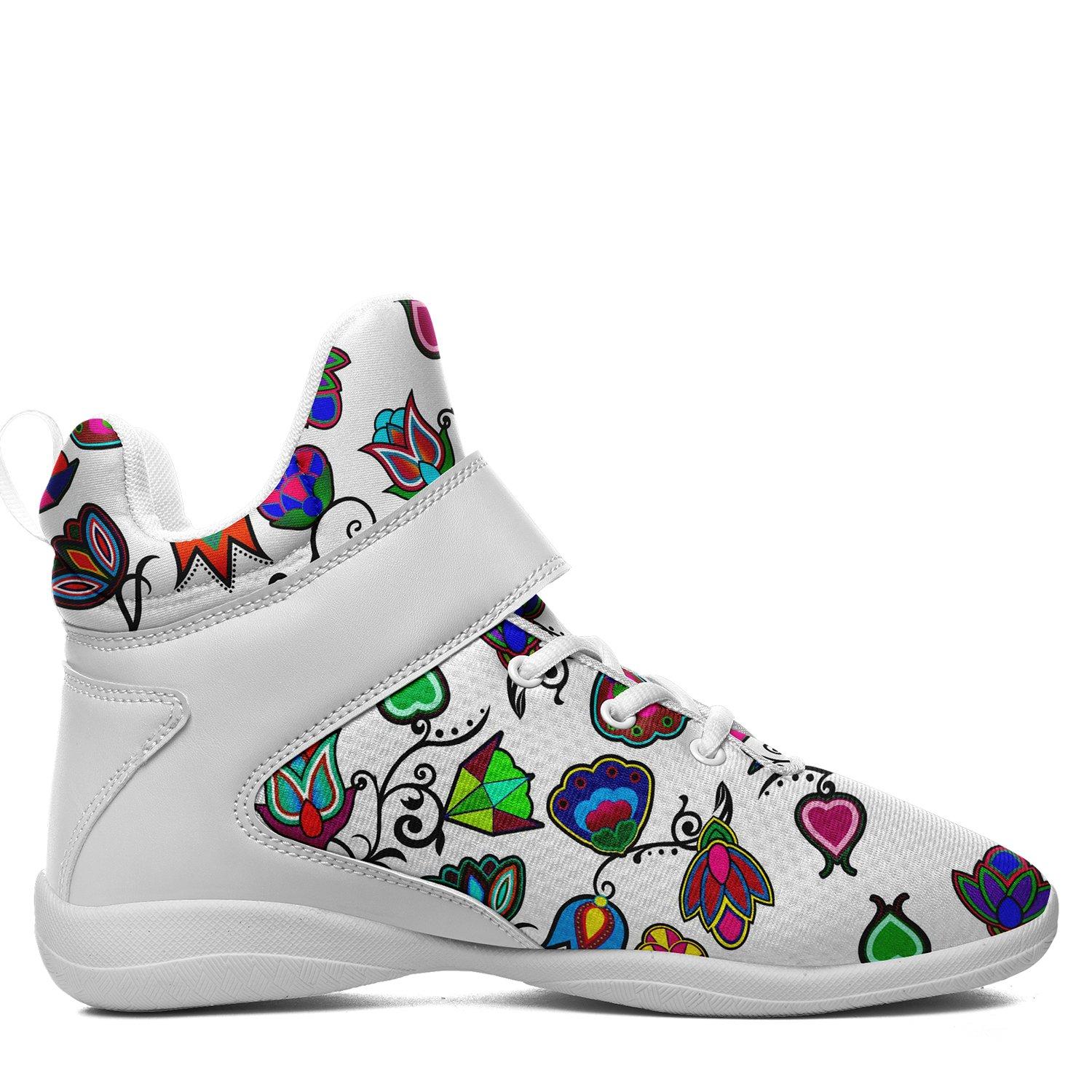 Indigenous Paisley White Ipottaa Basketball / Sport High Top Shoes 49 Dzine