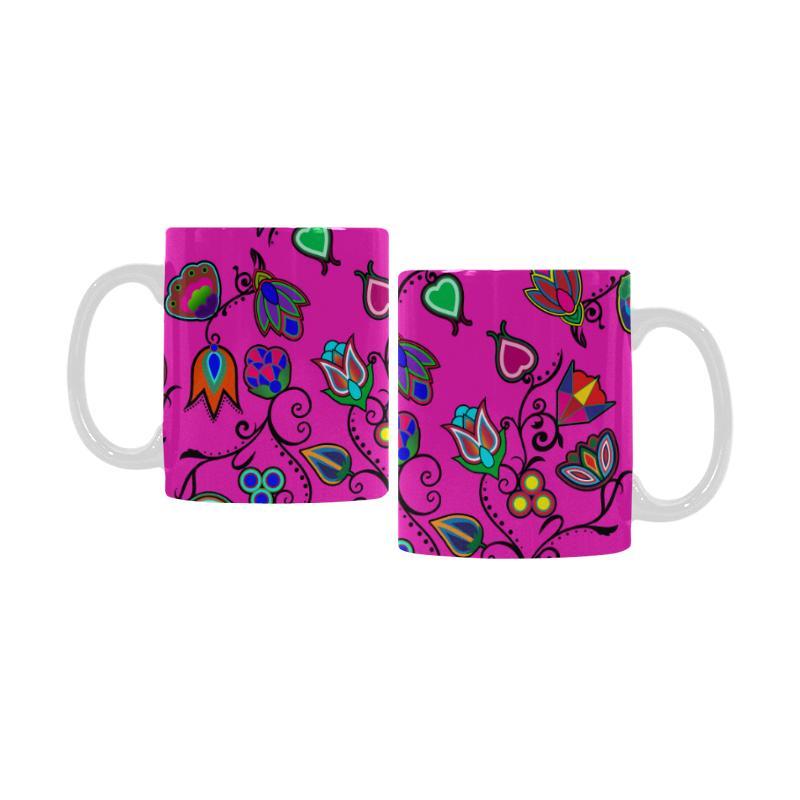 Indigenous Paisley White Mug(11OZ) White Mug e-joyer 