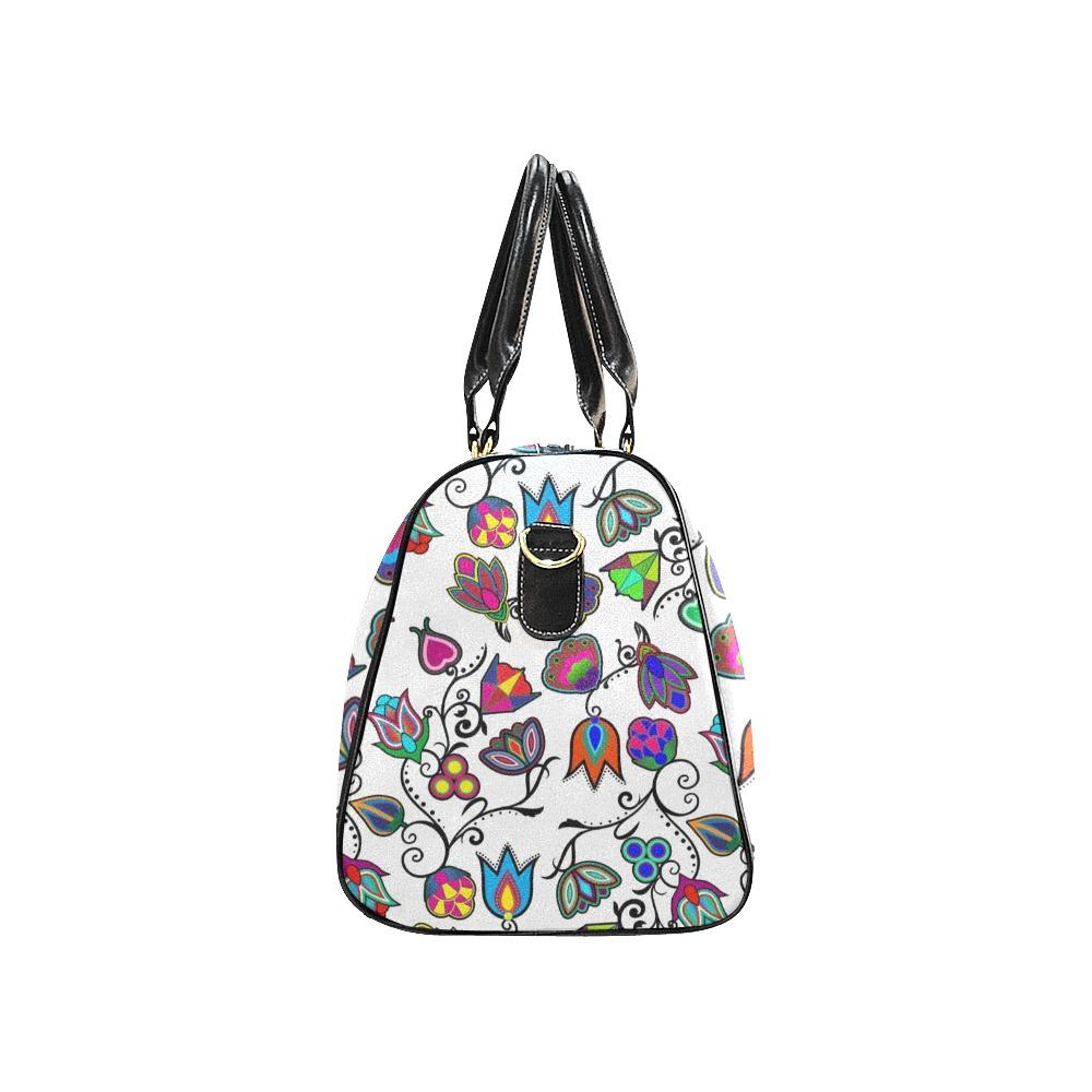 Indigenous Paisley White New Waterproof Travel Bag/Small (Model 1639) bag e-joyer