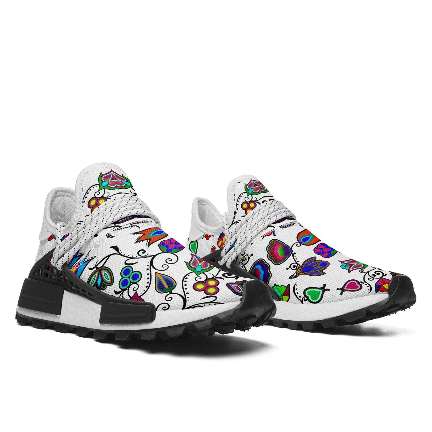 Indigenous Paisley White Okaki Sneakers Shoes 49 Dzine
