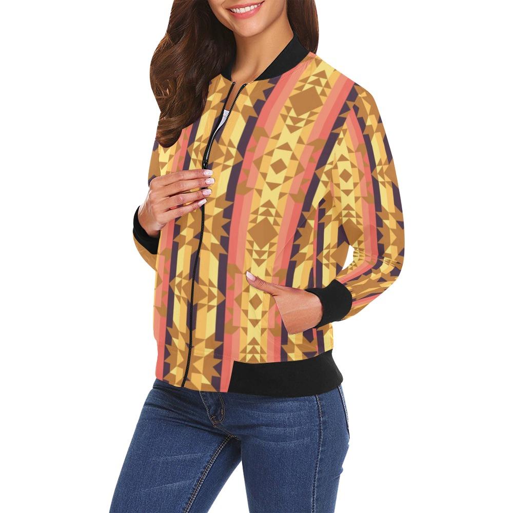 Infinite Sunset All Over Print Bomber Jacket for Women (Model H19) All Over Print Bomber Jacket for Women (H19) e-joyer