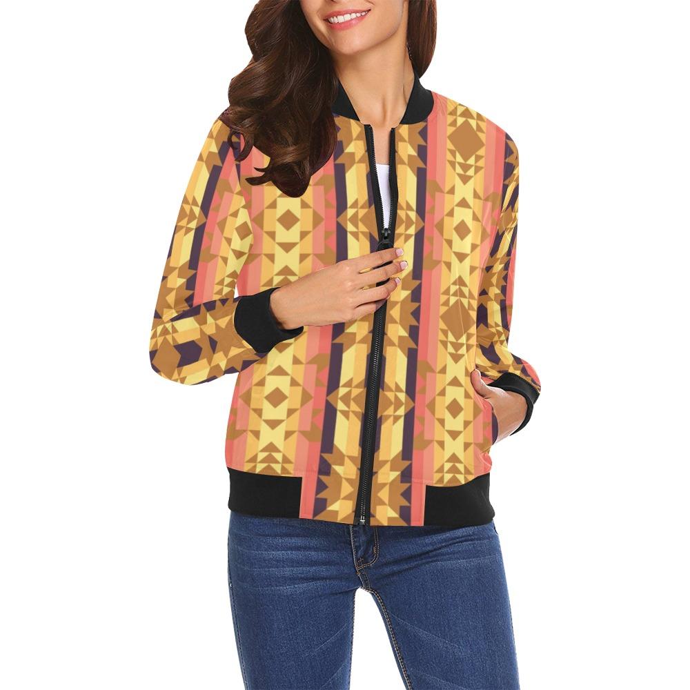 Infinite Sunset All Over Print Bomber Jacket for Women (Model H19) All Over Print Bomber Jacket for Women (H19) e-joyer
