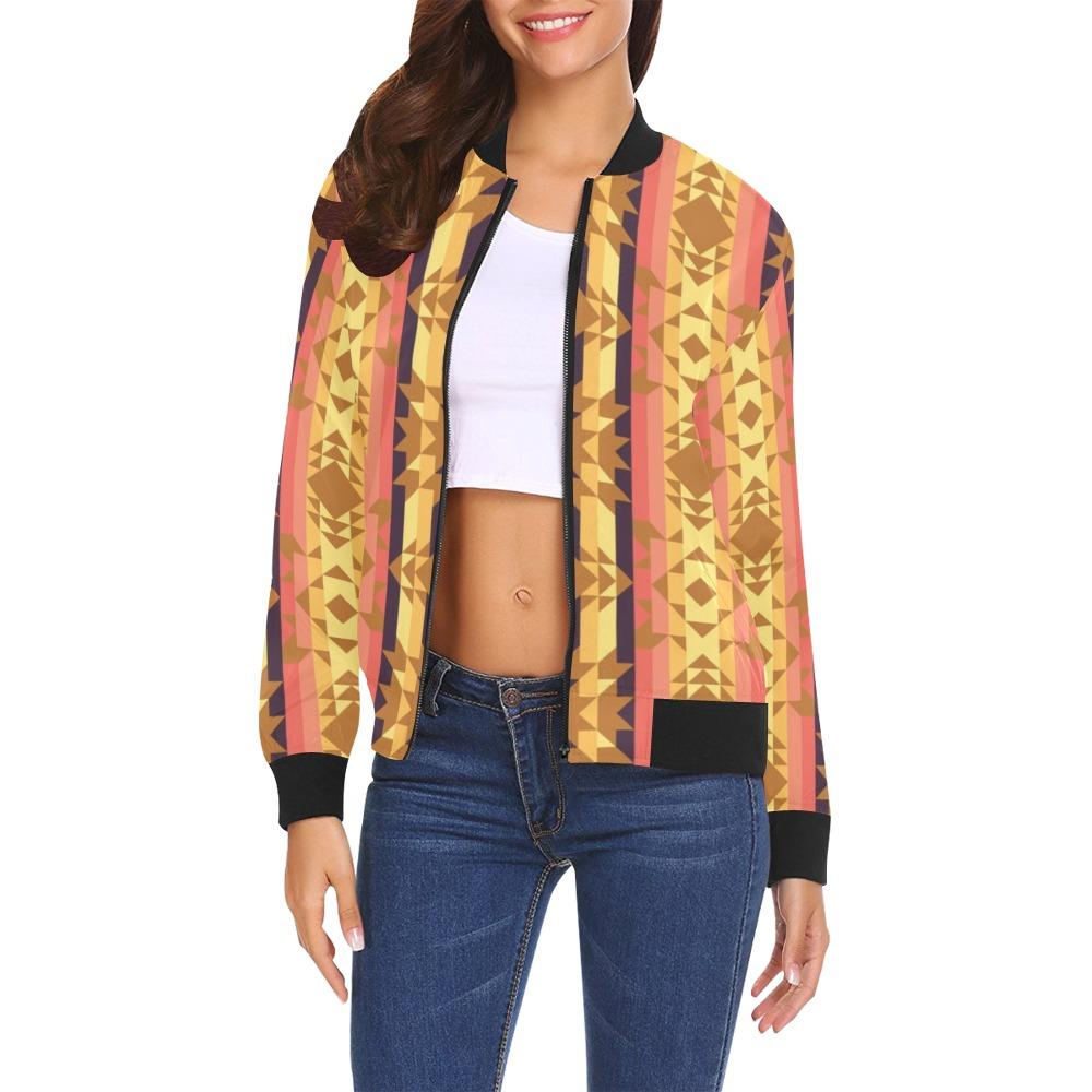 Infinite Sunset All Over Print Bomber Jacket for Women (Model H19) All Over Print Bomber Jacket for Women (H19) e-joyer