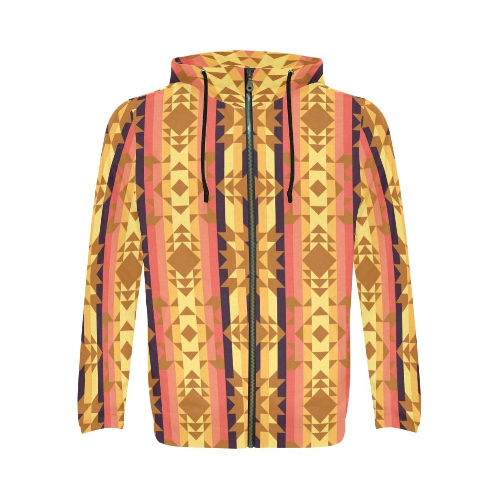 Infinite Sunset All Over Print Full Zip Hoodie for Men (Model H14) All Over Print Full Zip Hoodie for Men (H14) e-joyer