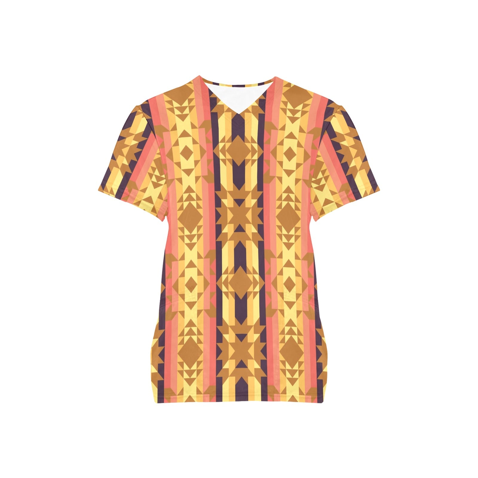 Infinite Sunset All Over Print Scrub Top Scrub Top e-joyer