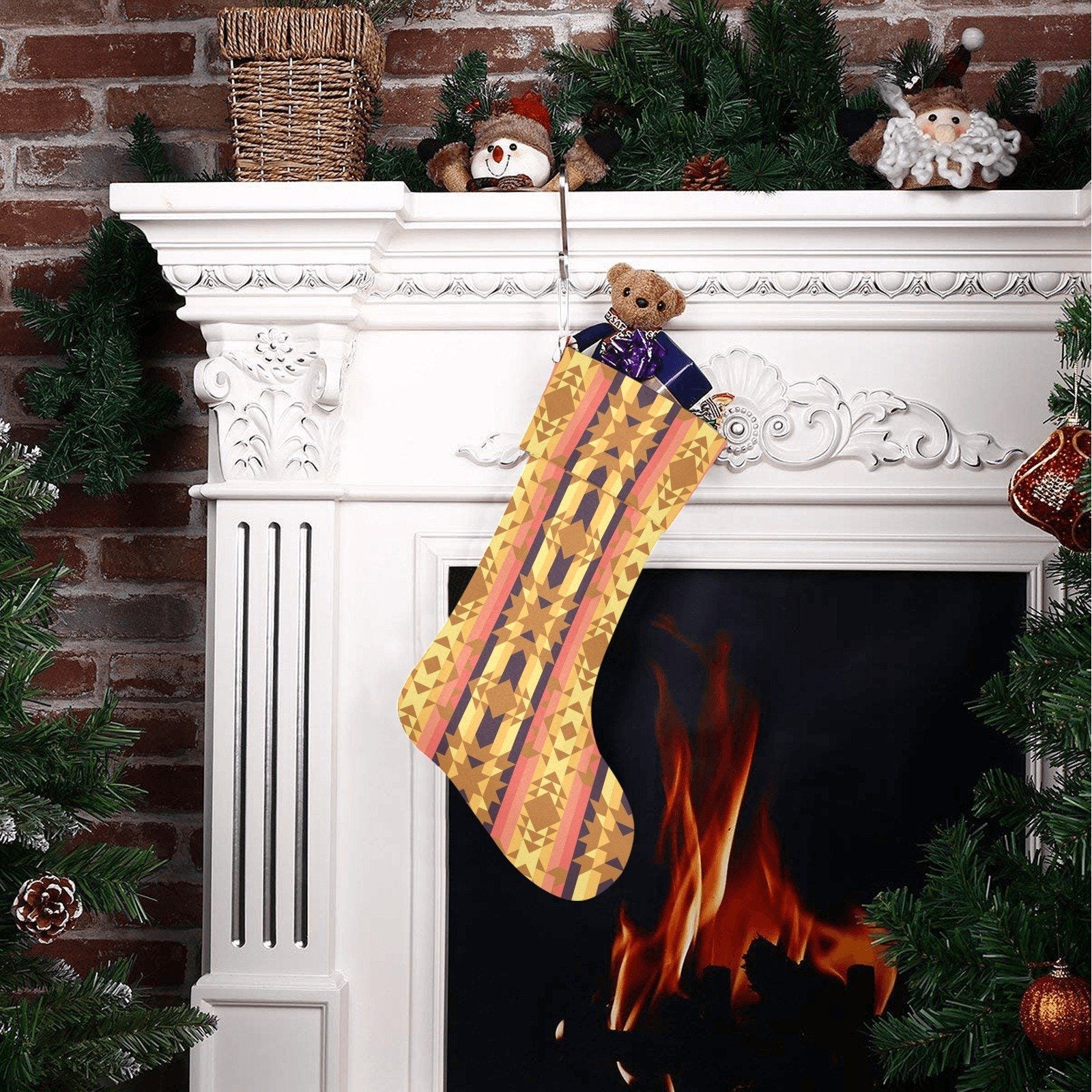 Infinite Sunset Christmas Stocking holiday stocking e-joyer
