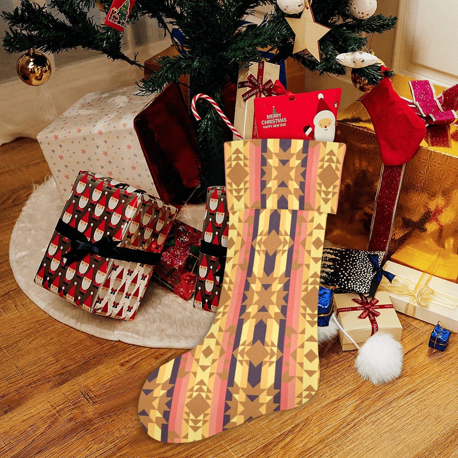 Infinite Sunset Christmas Stocking holiday stocking e-joyer